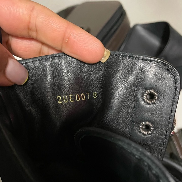 Prada Monolith brushed leather and nylon combat boots - Picture 4 of 7